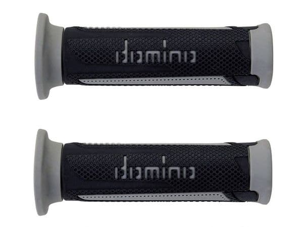 Puños Domino Turismo Antracita-Gris, Abiertos D 22mm L 120mm