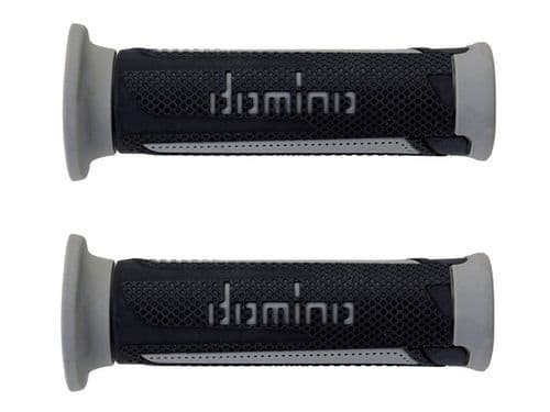 Puños Domino Turismo Antracita-Gris, Abiertos D 22mm L 120mm