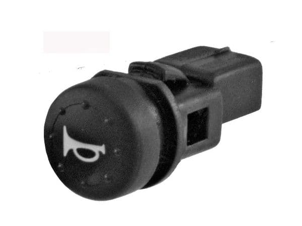 Pulsador claxon Piaggio Redondo negro - Recambio moto