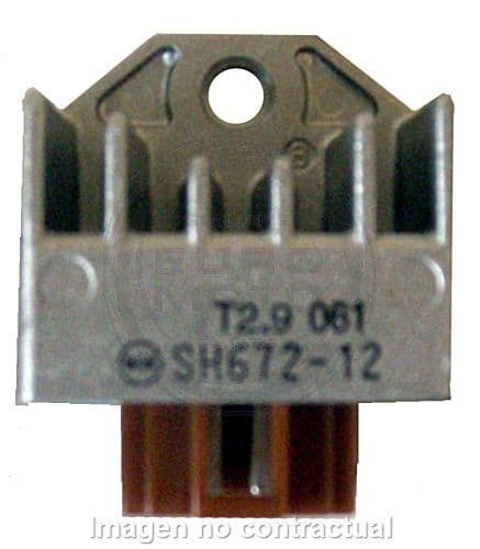 Regulador Japonés SH672-12 - 12V - Trifase - CA/CC - 4 Fastons