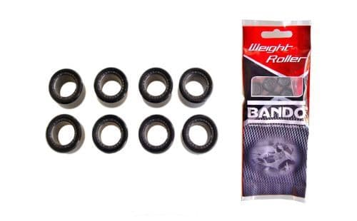 Rodillos Variador 25x15 / 17,00 g (x8) Bando - Yamaha Xmax 400, Kymco AK 550