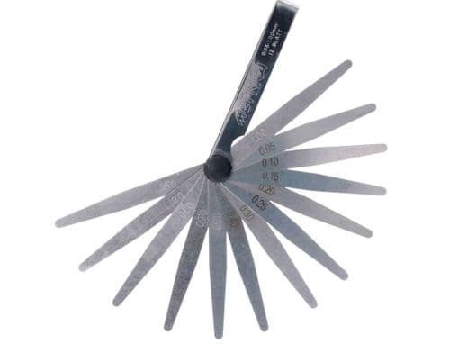 Set 14 galgas reglaje válvulas 0.05-1.00mm