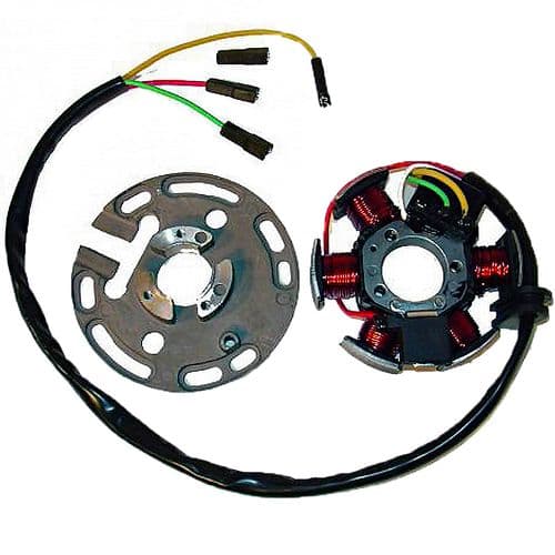 Stator de encendido Aprilia, Beta, Derbi, HM, Peugeot, Yamaha AM6 50