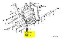 Tapón tornillo vaciado aceite Honda SH 125, Dylan, PS, N