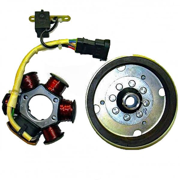 Volante Magnético 6 Polos 12V 90W (Motor Piaggio 50 2T 