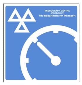 1a - Approved Tachograph Centre Sign