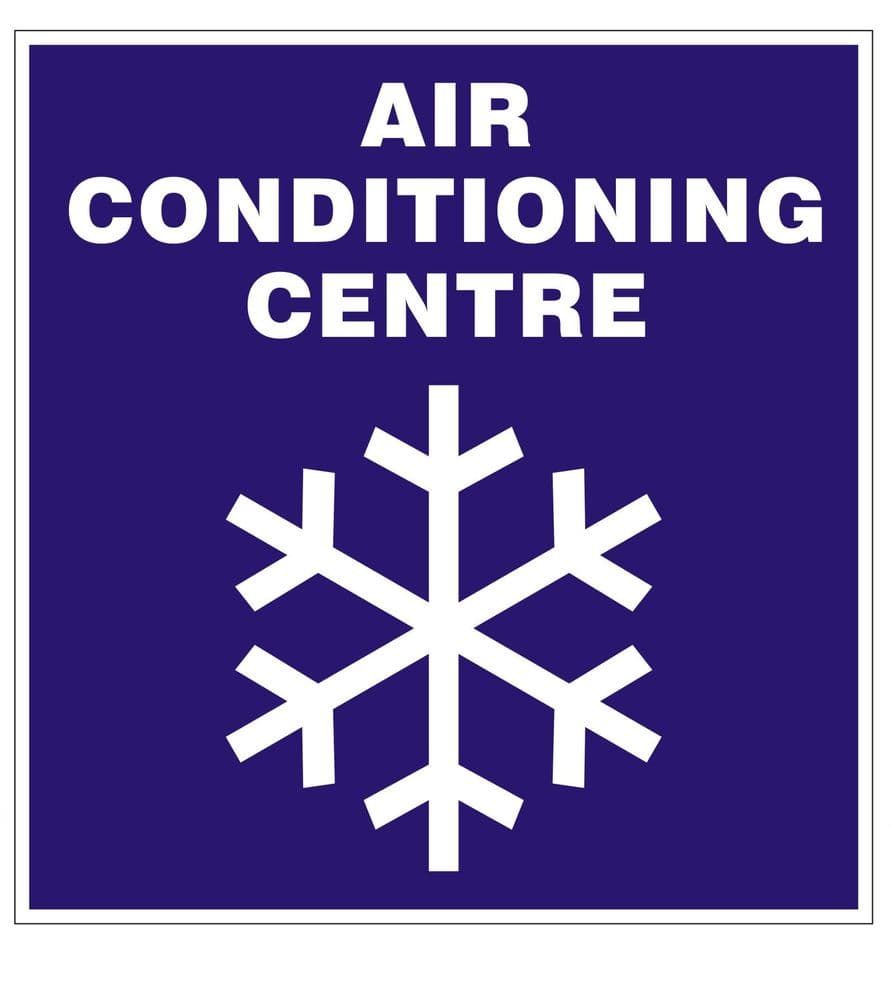 1a - H/duty Main Air Con sign
