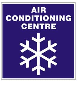 1a - H/duty Main Air Con sign