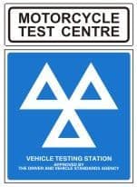 1a - H/Duty Motorcycle Test Centre Signs