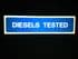 1a - H/duty reflective 3 triangle MOT sign