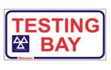 1a - MOT Testing Bay sign