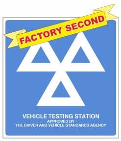1a - Official VOSA DVSA MOT sign 2nd