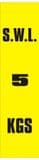 1a - SWL 5 KGS (V) label