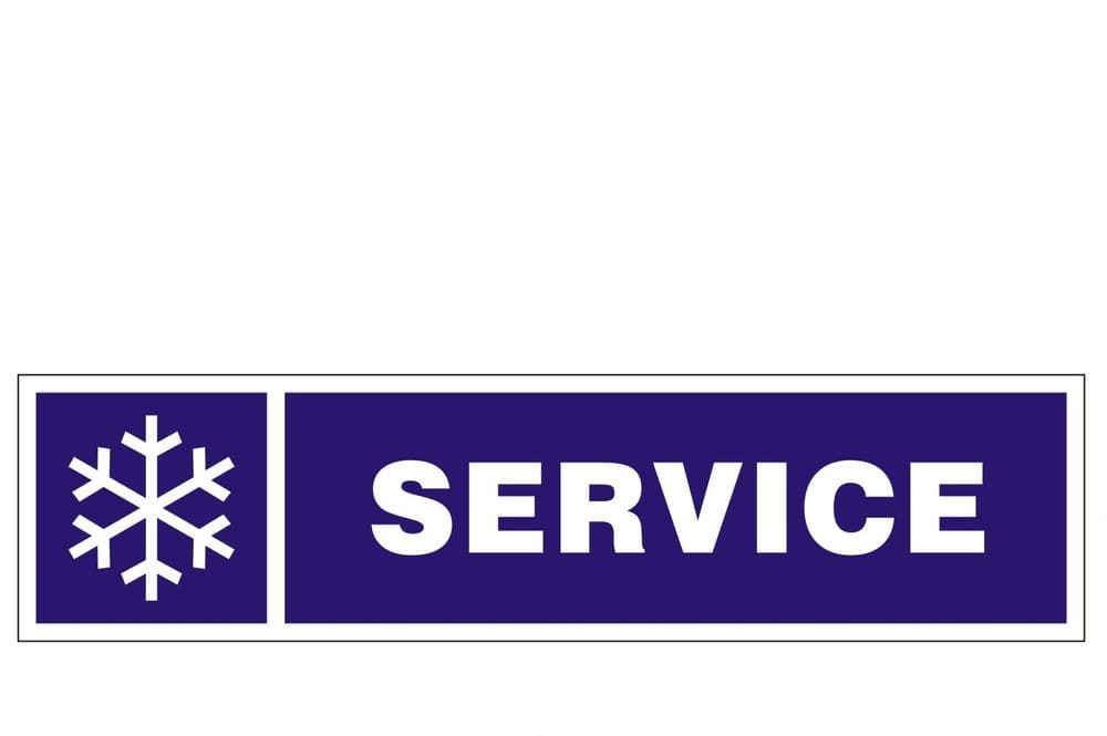 1b - H/duty Air Con Service sign