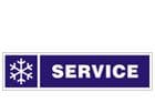 1b - H/duty Air Con Service sign