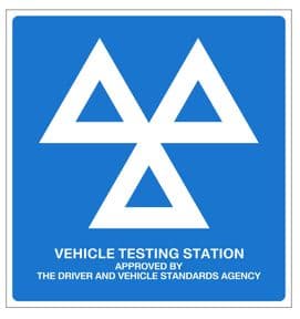 1b - H/duty Official VOSA DVSA MOT sign