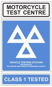 1b - Motorcycle Test Centre + Class 1 Tested