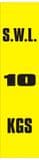 1b - SWL 10 KGS (V) label