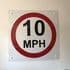 1c - 10 mph  sign