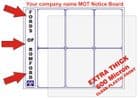 1c - Custom Name standard MOT Notice board