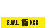 1c - SWL 15 KGS (H) label