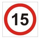 1d - 15 mph sign