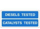 1d - H/Duty Diesels & Catalysts Tested sign