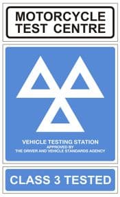 1d - Motorcycle Test Centre + Class 3 Tested
