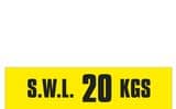 1d - SWL 20 KGS (H) label