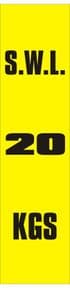 1d - SWL 20 KGS (V) label
