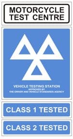 1e - Motorcycle Test Centre + Class 1 & 2 Tested