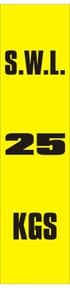1e - SWL 25 KGS (V) label