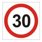 1f - 30 mph sign