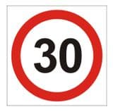1f - 30 mph sign
