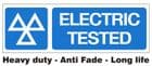 1f - H/duty Electric Tested MOT sign