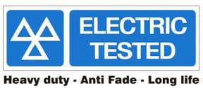 1f - H/duty Electric Tested MOT sign