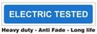 1g - H/duty Electric Tested MOT sign