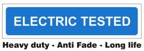 1g - H/duty Electric Tested MOT sign