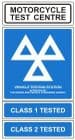 1g - H/Duty M/cycle & Class 1 & 2 Tested Sign