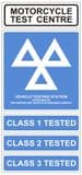1g - Motorcycle Test Centre + Class 1, 2 & 3 Tested