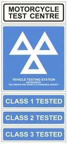 1g - Motorcycle Test Centre + Class 1, 2 & 3 Tested