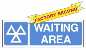 1g - VOSA DVSA Waiting Area sign 2nd
