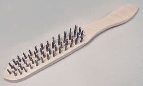 1h - 4 row h/duty wire brush