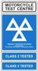 1h - H/Duty M/cycle & Class 2 & 3 Tested Sign