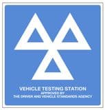 1h - Official VOSA DVSA MOT sign