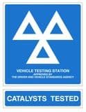 1i- H/duty pack of 2 Official MOT signs