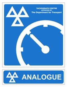 1i - H/Duty Tachograph 2 signs pack
