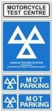 1ii - H/Duty M/cycle & 2 x Parking signs