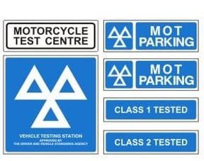 1iii - H/Duty M/cycle 6 signs pk