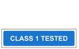 1j - H/duty Official DVSA Class 1 Tested sign